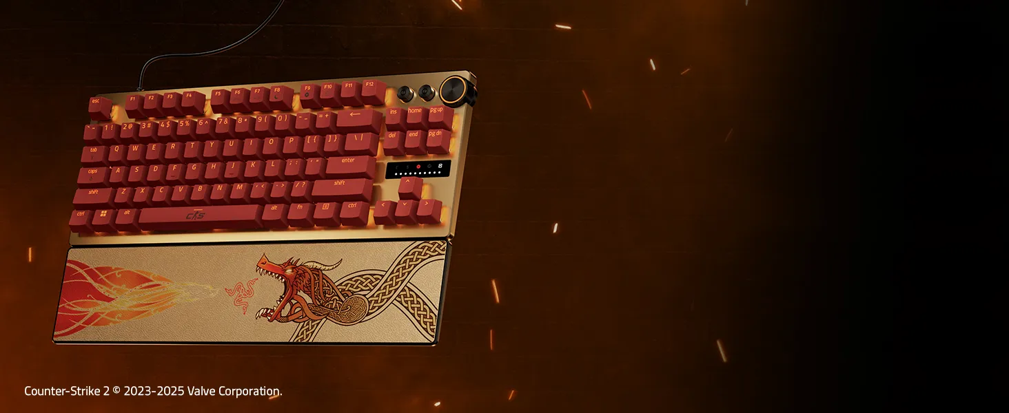 Razer Huntsman V3 Pro TKL Esports Gaming Keyboard (Counter-Strike 2 Edition) overview 1