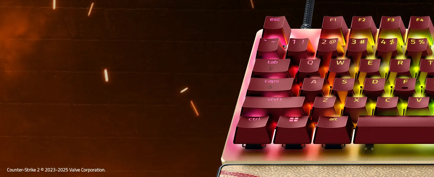 Razer Huntsman V3 Pro TKL Esports Gaming Keyboard (Counter-Strike 2 Edition) overview 4