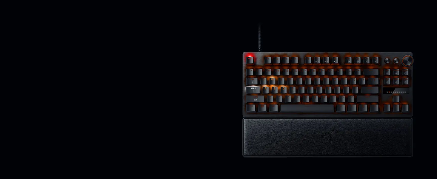 Razer Huntsman V3 Pro Tenkeyless 8KHz Analog Optical Esports Keyboard (Black) overview 7
