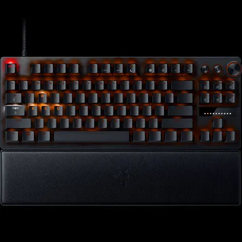 Razer Huntsman V3 Pro Tenkeyless Analog Optical Esports Wired Gaming Keyboard (White) overview 5