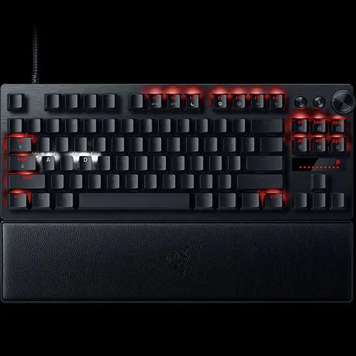 Razer Huntsman V3 Pro Tenkeyless Analog Optical Esports Wired Gaming Keyboard (White) overview 6