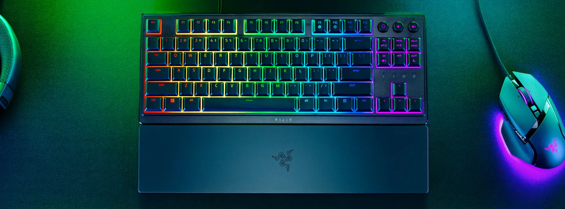 Razer Ornata V3 Tenkeyless Low Profile Gaming Keyboard overview 2