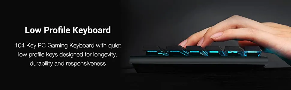 Redragon K509 Dyaus RGB Mechanical feel like Gaming Keyboard overview 3