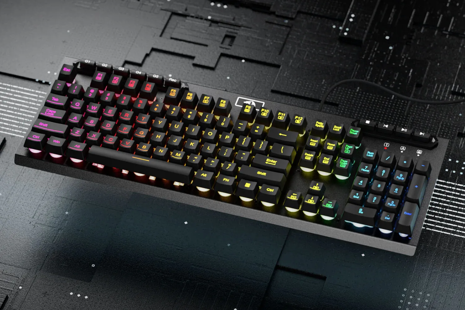 Redragon K513 Aditya Gaming Membrane Keyboard overview 2