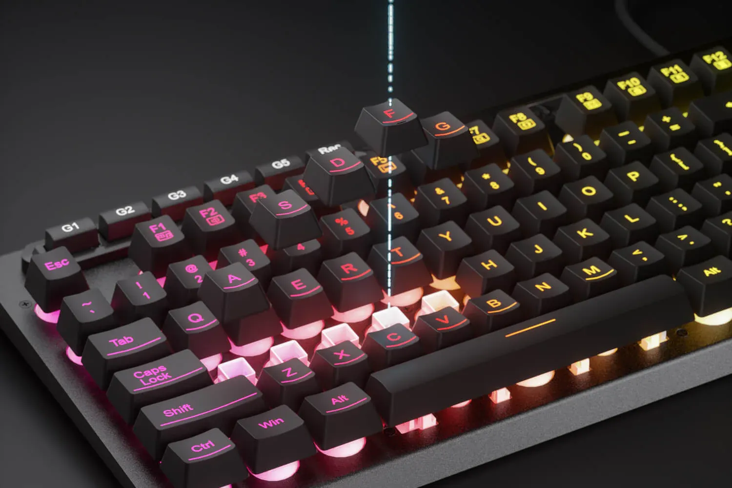 Redragon K513 Aditya Gaming Membrane Keyboard overview 5