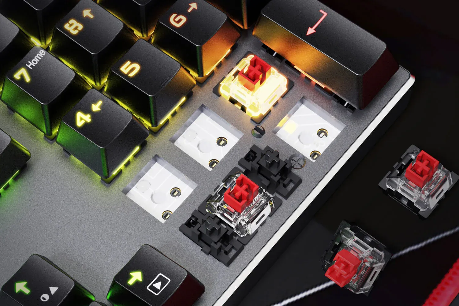 Redragon K556 Dharma Pro RGB Wired Gaming Mechanical Keyboard overview 4