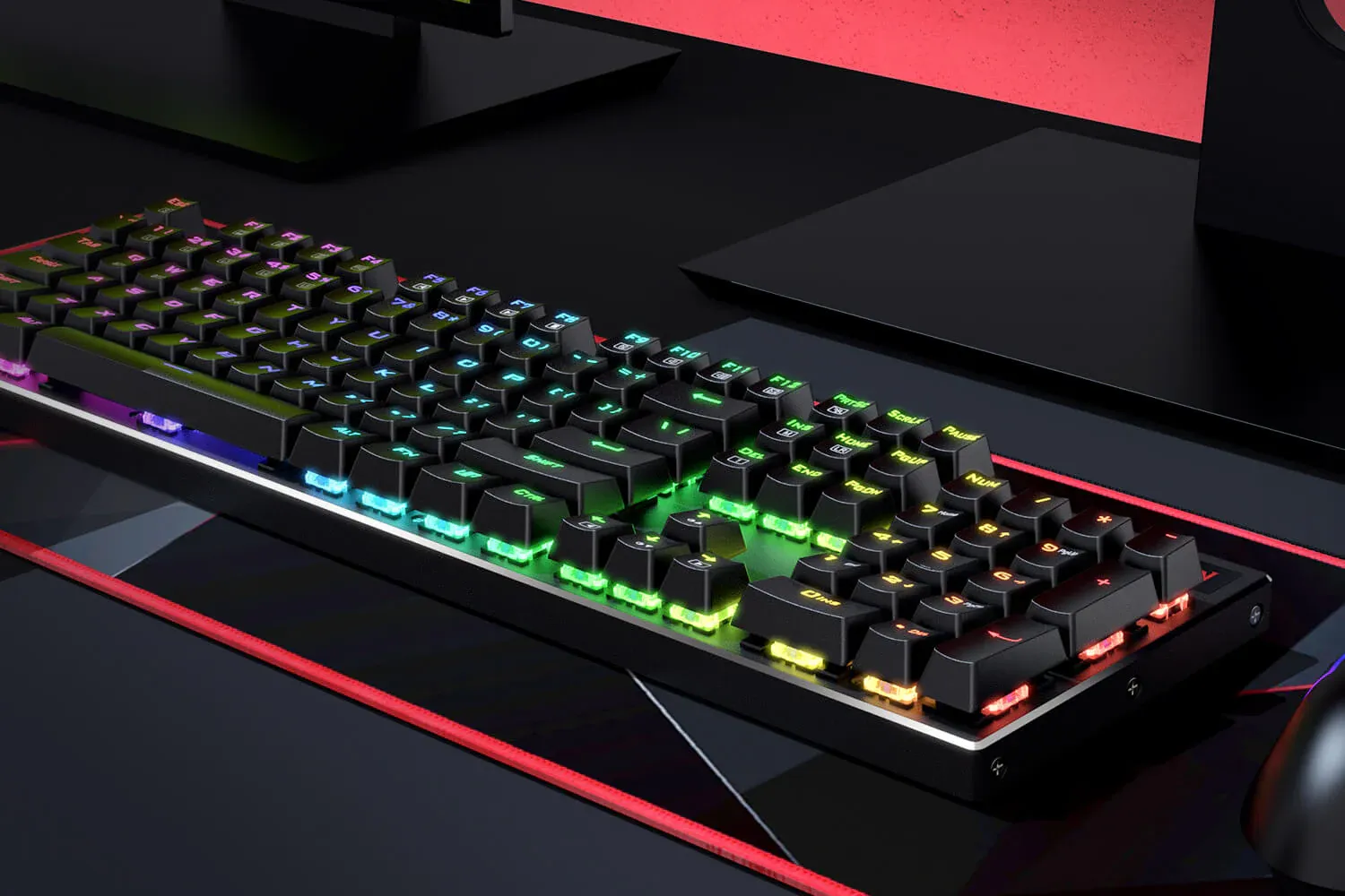 Redragon K556 Dharma Pro RGB Wired Gaming Mechanical Keyboard overview 6