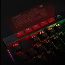 Redragon K580 VATA RGB LED Backlit Mechanical Gaming Keyboard Blue Switch overview 4