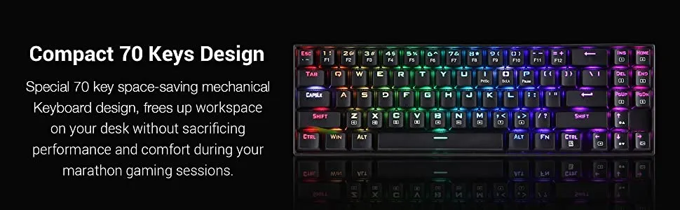Redragon K599 Deimos Wireless Wired Mechanical Gaming Keyboard overview 3