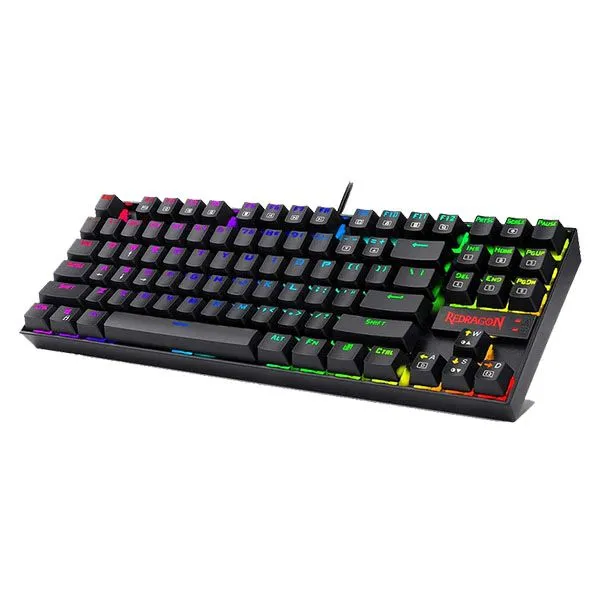 Redragon Kumara K552-RGB LED Backlit USB Mechanical Gaming Keyboard Black (Blue Switch)