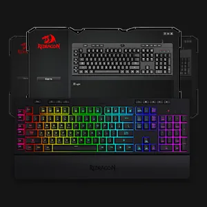 Redragon Shiva K512 Black RGB Backlit Membrane Wired Gaming Keyboard overview 12