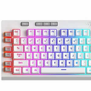 Redragon Shiva K512 White RGB Backlit Membrane Wired Gaming Keyboard overview 11