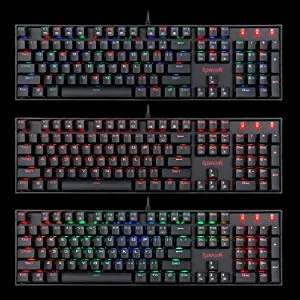 Redragon Vara K551 Rainbow LED Backlit Wired Mechanical Gaming Keyboard (Red Switch) overview 1