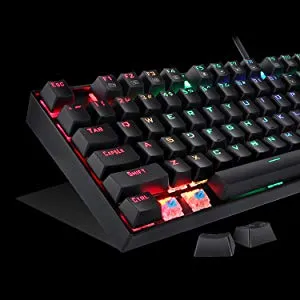 Redragon Vara K551 Rainbow LED Backlit Wired Mechanical Gaming Keyboard (Red Switch) overview 2