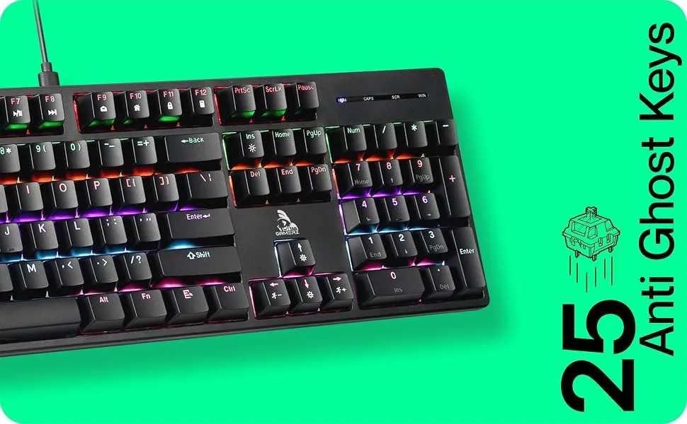 TAG Gamerz Illume 2.0 Mechanical Gaming Keyboard overview 3