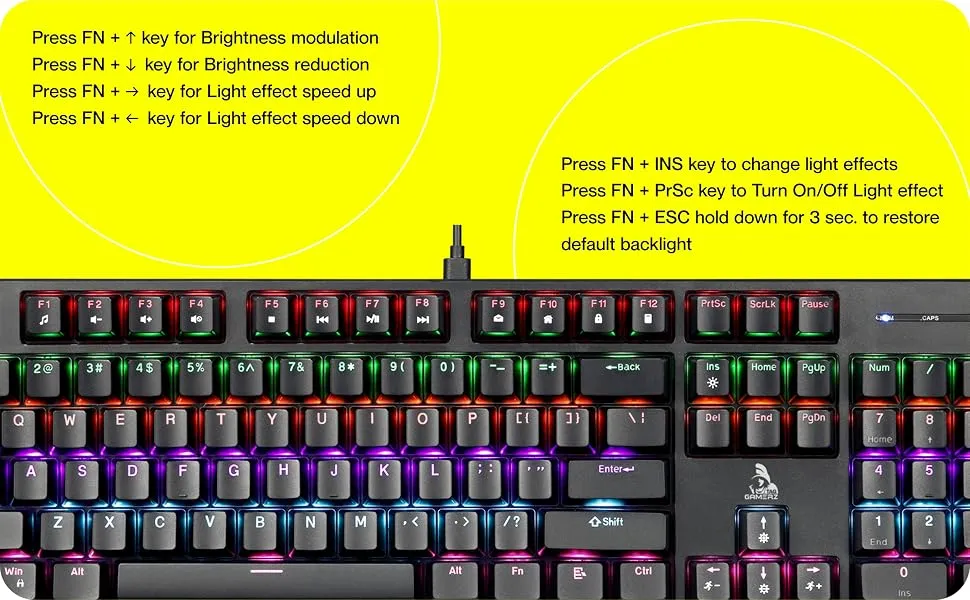 TAG Gamerz Illume 2.0 Mechanical Gaming Keyboard overview 5