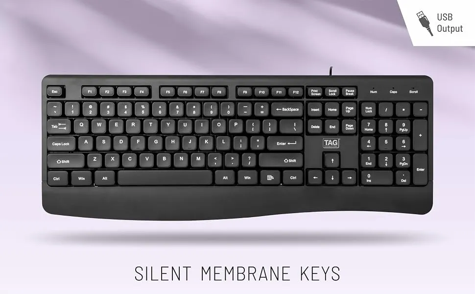 TAG Office Wired Keyboard overview 3