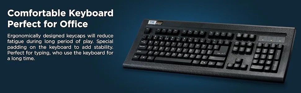 TVS ELECTRONICS Gold Prime Mechanical Wired Keyboard overview 10