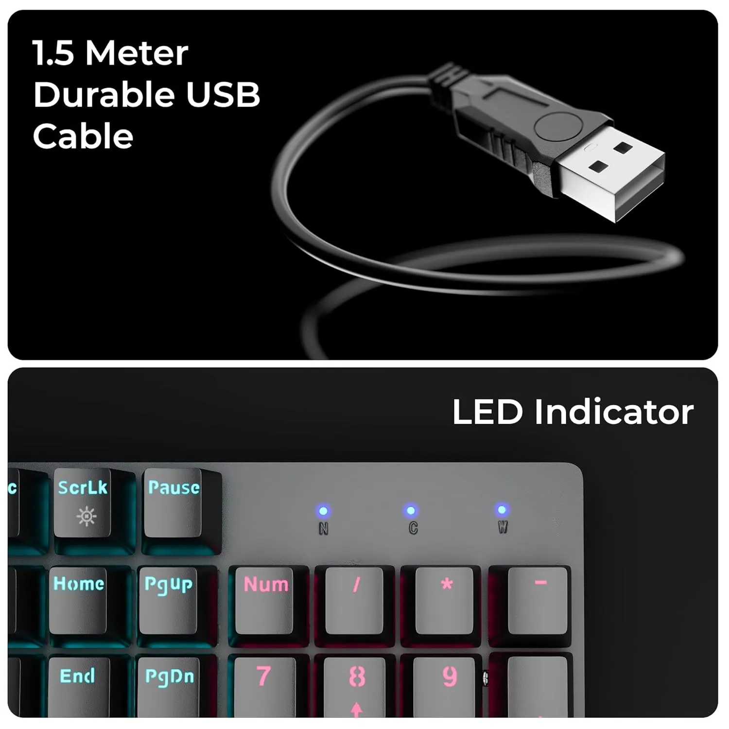 Zebronics Nitro Plus Mechanical Keyboard (Black) overview 6