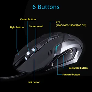 Zebronics Zeb-Transformer Gaming Keyboard and Mouse Combo overview 8