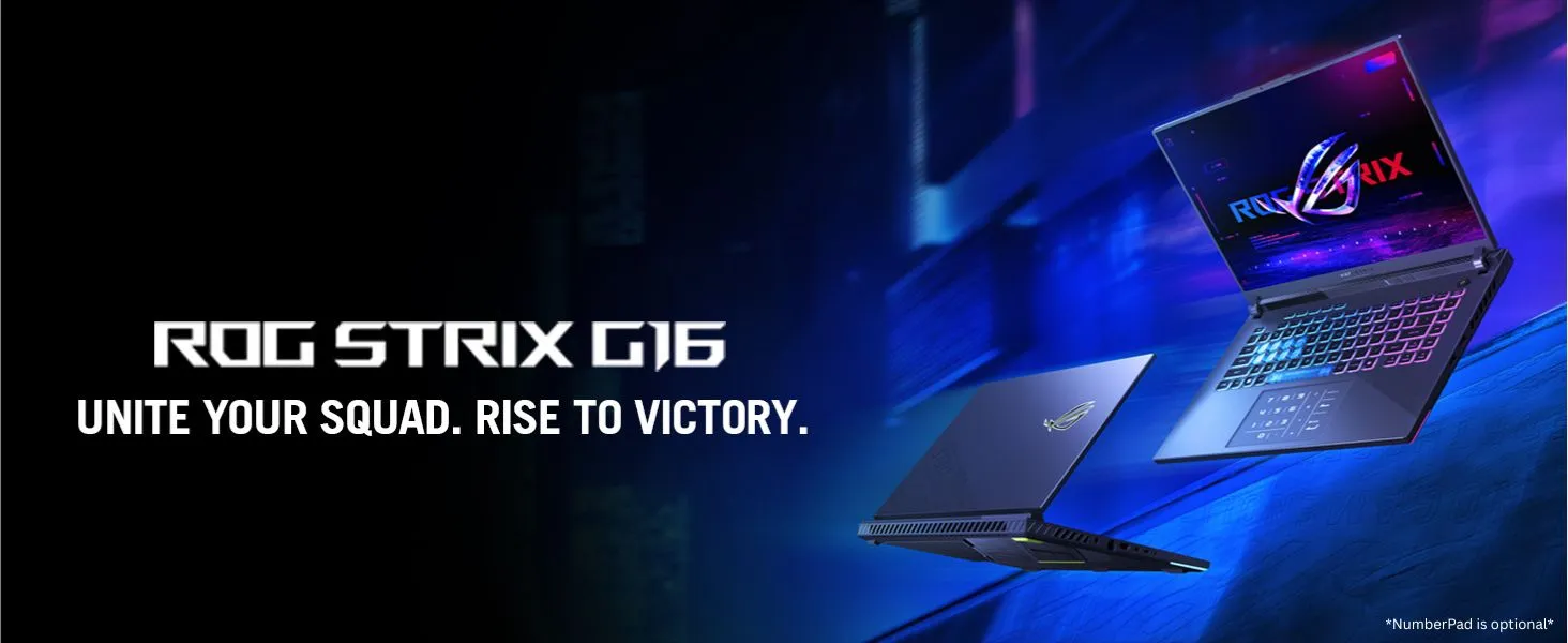 ASUS ROG Strix G16 G614PR-RV032WS AMD Ryzen 9 Gaming Laptop (16GB, 1TB SSD, Windows 11 Home, 12GB Graphics, 16 inch 165 Hz Full HD+ WUXGA IPS Display, NVIDIA GeForce RTX 5070 Ti, MS Office Home 2024, Eclipse Gray, 2.50 KG) overview 1