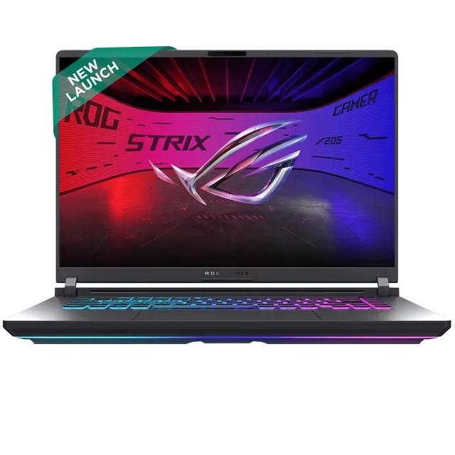 ASUS ROG Strix G16 G615LM-S5128WS Intel Core Ultra 9 Gaming Laptop (16GB, 1TB SSD, Windows 11 Home, 8GB Graphics, 16 inch 240 Hz 2.5K WQXGA IPS Display, NVIDIA GeForce RTX 5060, MS Office Home 2024, Eclipse Gray, 2.65 KG)