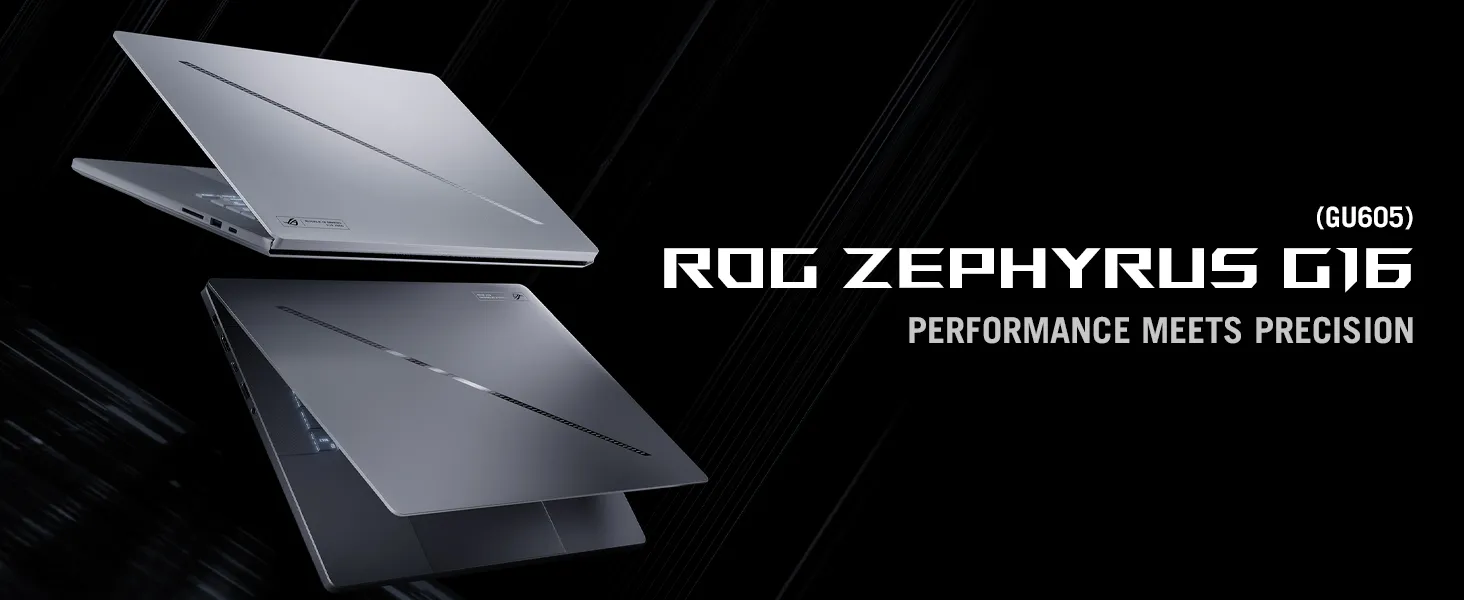 ASUS ROG Zephyrus G16 GU605CW-QR133WS Intel Core Ultra 9 Gaming Laptop (32GB, 2TB SSD, Windows 11 Home, 16GB Graphics, 16 inch 240Hz 2.5K OLED WQXGA Display, NVIDIA GeForce RTX 5080, MS Office Home 2024, Eclipse Gray, 1.95 KG) overview 1