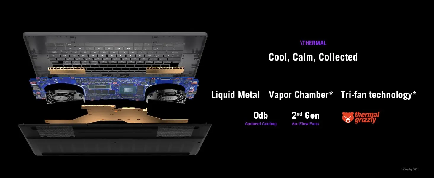 ASUS ROG Zephyrus G16 GU605CW-QR133WS Intel Core Ultra 9 Gaming Laptop (32GB, 2TB SSD, Windows 11 Home, 16GB Graphics, 16 inch 240Hz 2.5K OLED WQXGA Display, NVIDIA GeForce RTX 5080, MS Office Home 2024, Eclipse Gray, 1.95 KG) overview 4