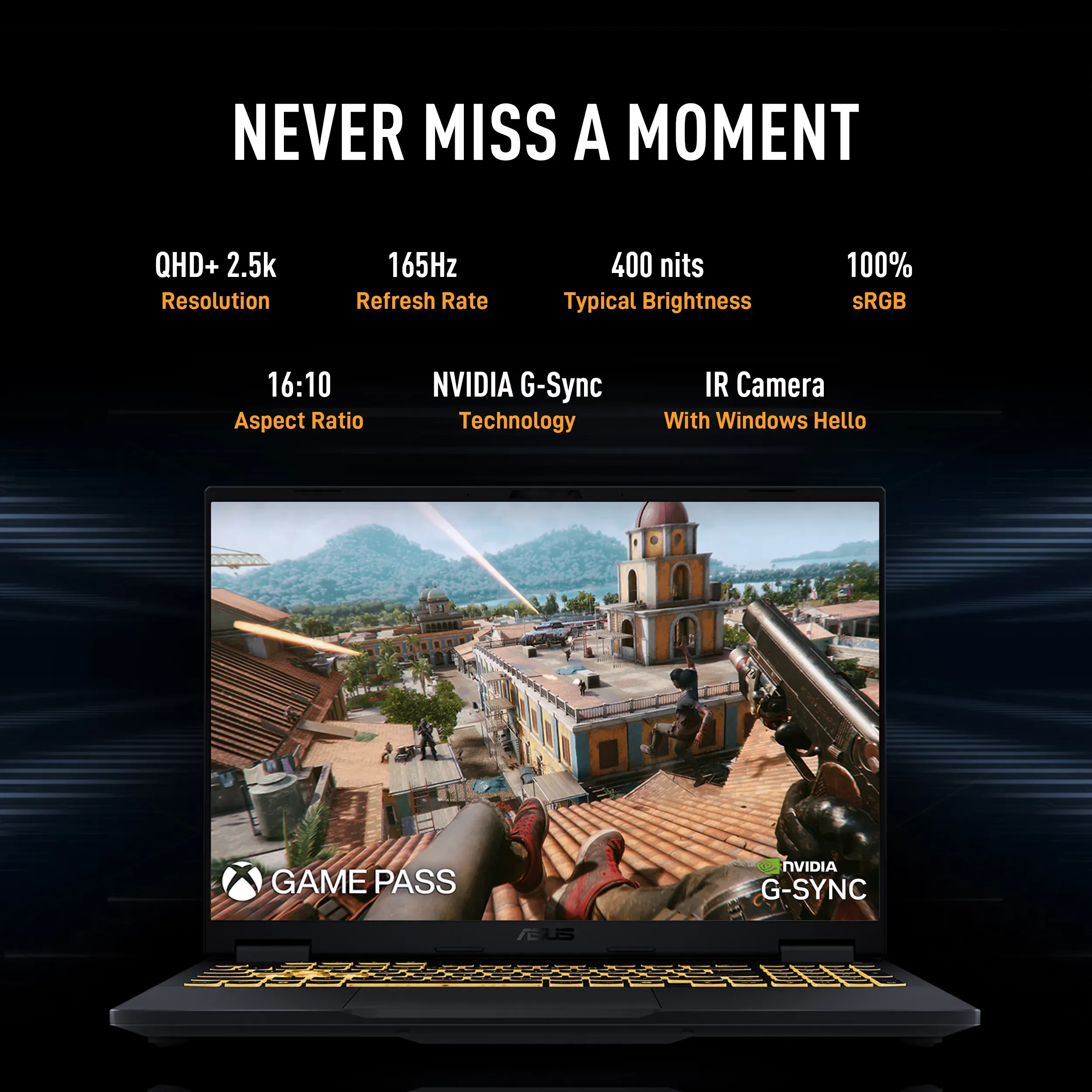 ASUS TUF Gaming F16, Gaming Laptop, Intel Core 5 210H, RTX 3050A GPU (16GB/512GB/40.64 cms (16) FHD+/Windows 11 Home) FX607VB-RL076WS overview 3