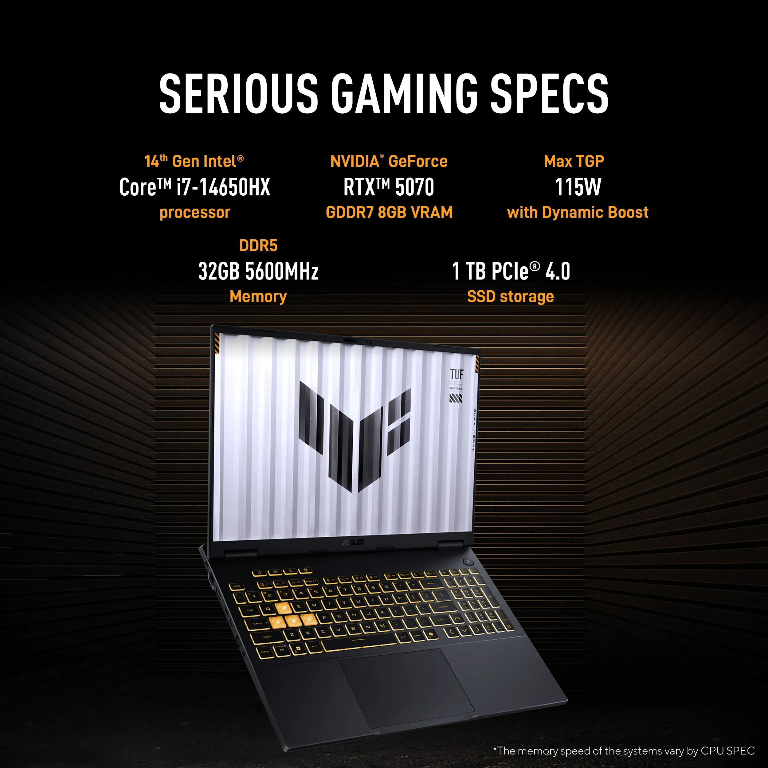 ASUS TUF Gaming F16, Gaming Laptop, Intel Core 5 210H, RTX 3050A GPU (16GB/512GB/40.64 cms (16) FHD+/Windows 11 Home) FX607VB-RL076WS overview 4