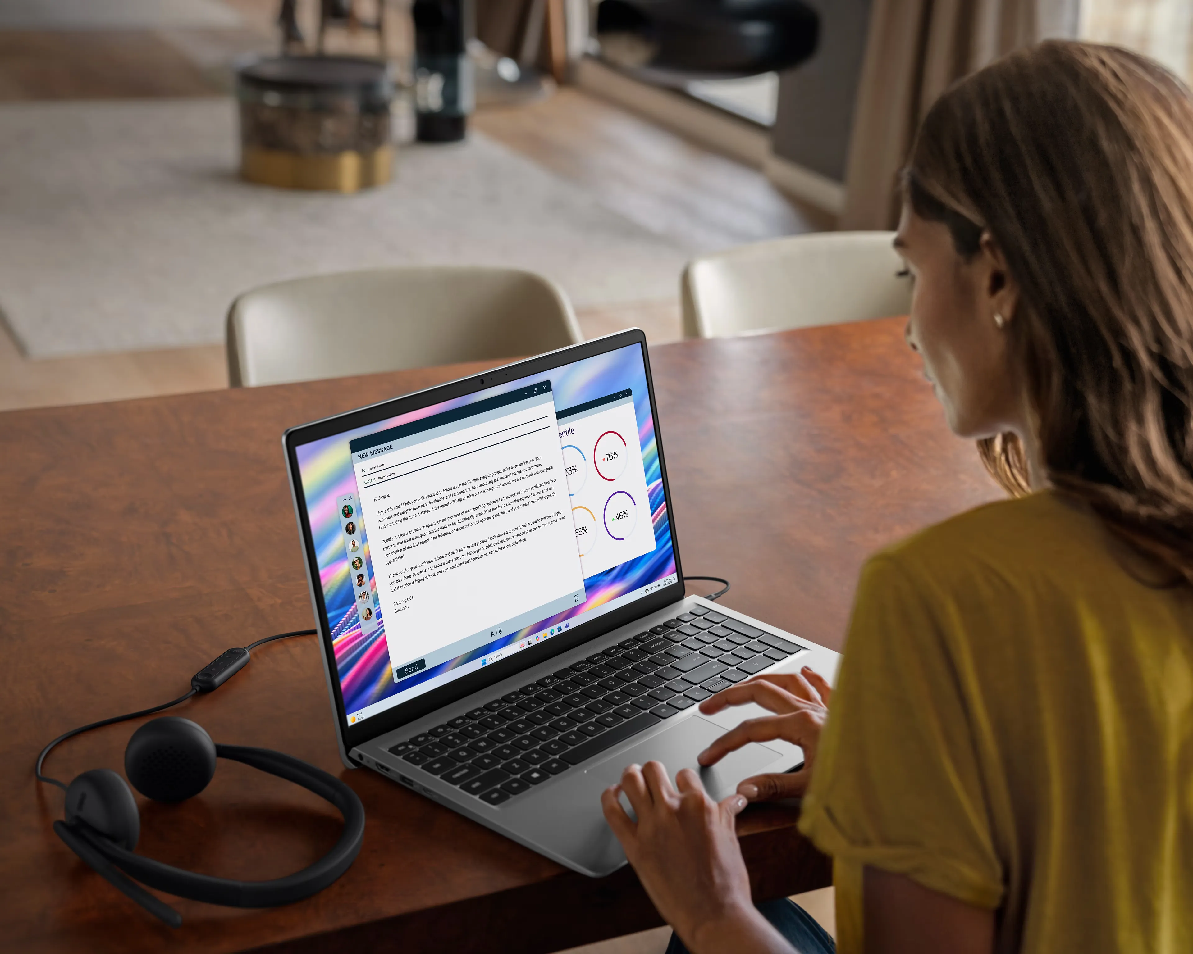 DELL DC 15250 Intel Core 3 Thin & Light Laptop (8GB, 512GB SSD, Windows 11, 15.6 inch Full HD Display, MS Office Home 2024, Platinum Silver, 1.66 KG) overview 1