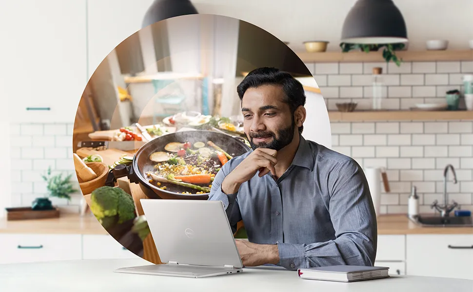 DELL Inspiron 7430 Intel Core i5 13th Gen (14 inch, 8GB, 512GB, Windows 11, MS Office 2021, Intel Iris Xe, FHD Plus Display, Platinum Silver, IC7430MH5K0M01ORS1) overview 3