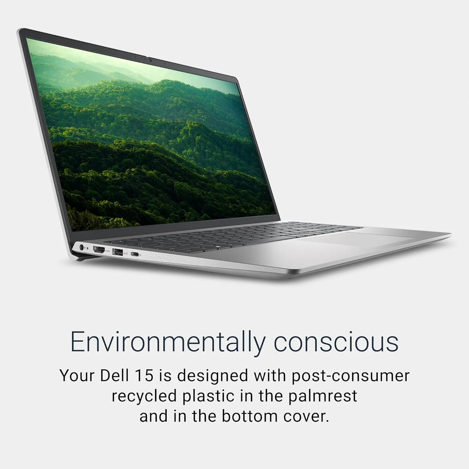 Dell 15 Laptop DC15250-15.6-inch FHD 120Hz Display, 13th Gen Intel Core i7-1355U, 16GB DDR4 RAM, 512GB SSD, Intel UHD Graphics, Windows 11 Home, Onsite Service - Platinum Silver overview 5