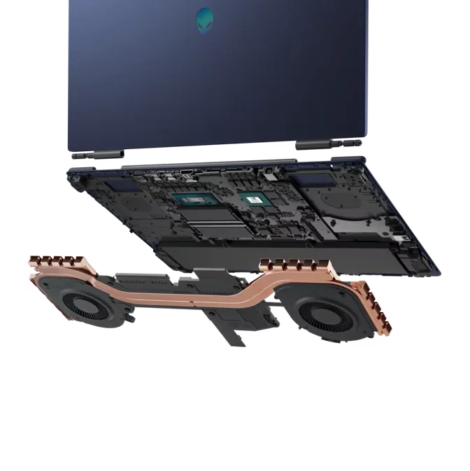 Dell Alienware 16 Aurora Laptop AC16250-16-inch 16:10 WQXGA Display, Intel Core 7-240H Series 2, 16GB DDR5 RAM, 1TB SSD, NVIDIA GeForce RTX 5060 8GB GDDR7, Windows 11 Home (oan1625000901mino) overview 5