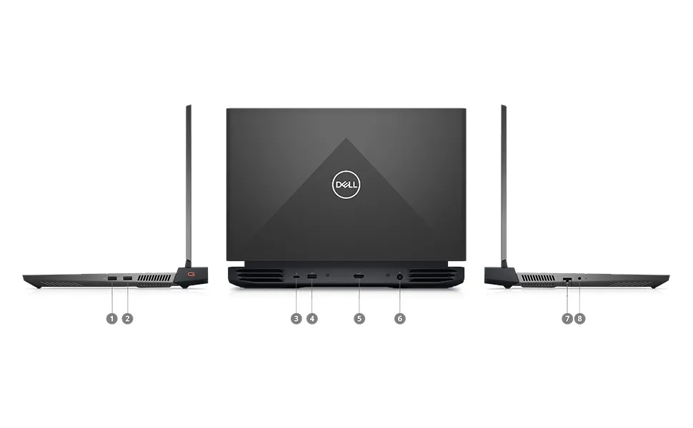 Dell G15 5530 i7-13650HX Processor/16GB/512GB SSD/NVIDIA RTX 3050 (6GB GDDR6)/15.6" (39.62cm) FHD 120Hz 250 nits/Win 11 Dark Shadow Gray overview 18