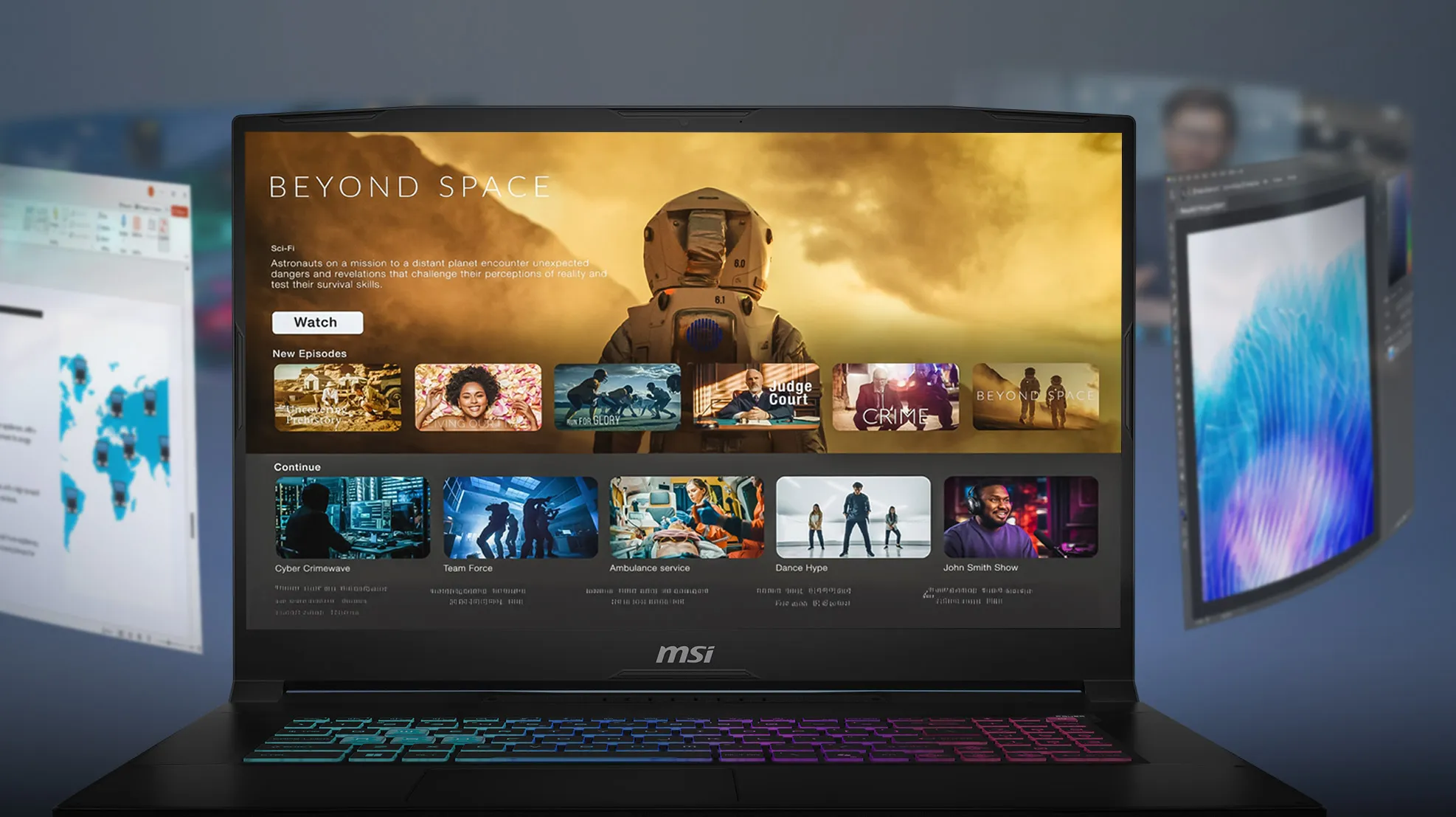 MSI KATANA 15 HX B14WEK-437IN 9S7-1587C1-437 [CI7-14650HX 14TH GEN/16GB/512GB SSD/WIN11 HOME/15.6"/8GB-RTX5050 GRAPHICS /2 YEAR(S)/BLACK] overview 2