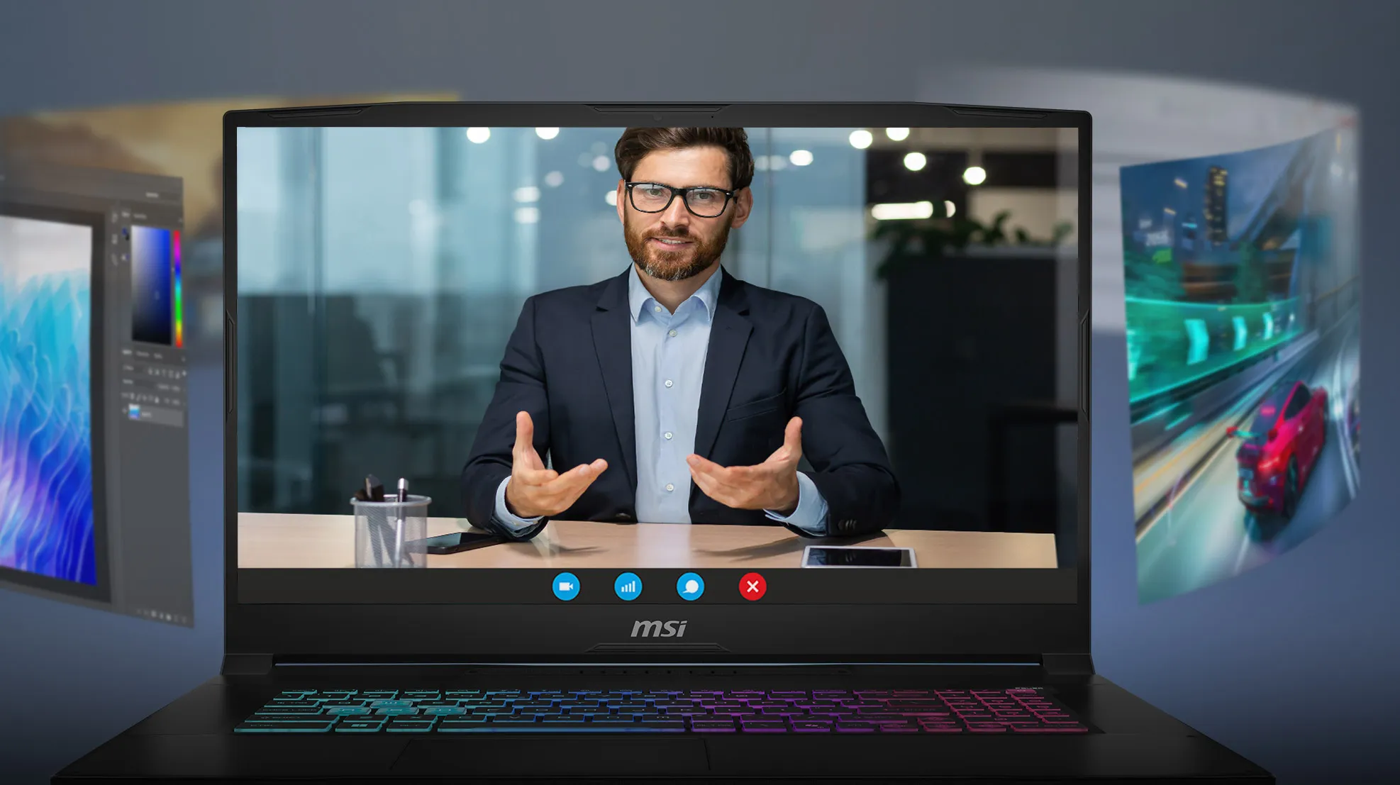 MSI KATANA 15 HX B14WEK-437IN 9S7-1587C1-437 [CI7-14650HX 14TH GEN/16GB/512GB SSD/WIN11 HOME/15.6"/8GB-RTX5050 GRAPHICS /2 YEAR(S)/BLACK] overview 4