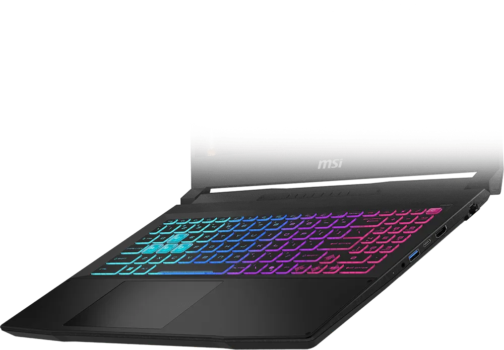 MSI KATANA 15 HX B14WEK-437IN 9S7-1587C1-437 [CI7-14650HX 14TH GEN/16GB/512GB SSD/WIN11 HOME/15.6"/8GB-RTX5050 GRAPHICS /2 YEAR(S)/BLACK] overview 9