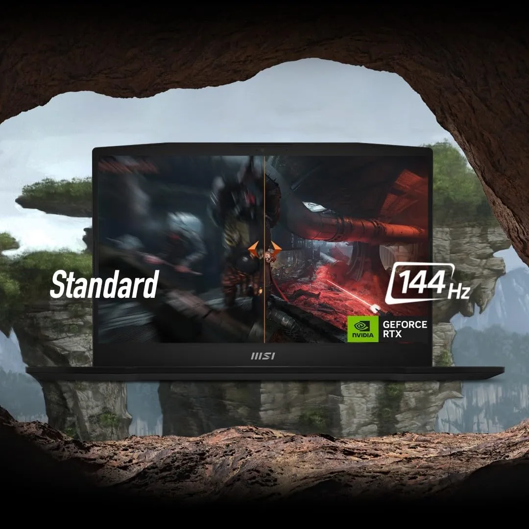 MSI Katana 15 HX B14WEK-104IN, Intel i5-14450HX, 8GBx2 Ram, 512GB SSD, RTX 5050- GDDR7 8GB, IPS-Level FHD 15.6 Inch Black overview 1