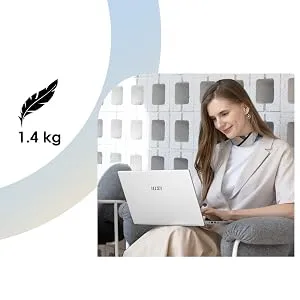 MSI Modern 14, AMD Ryzen 5 7430U, 36CM FHD 60Hz Gaming Laptop (8GB/512GB NVMe SSD/Windows 11 Home overview 3