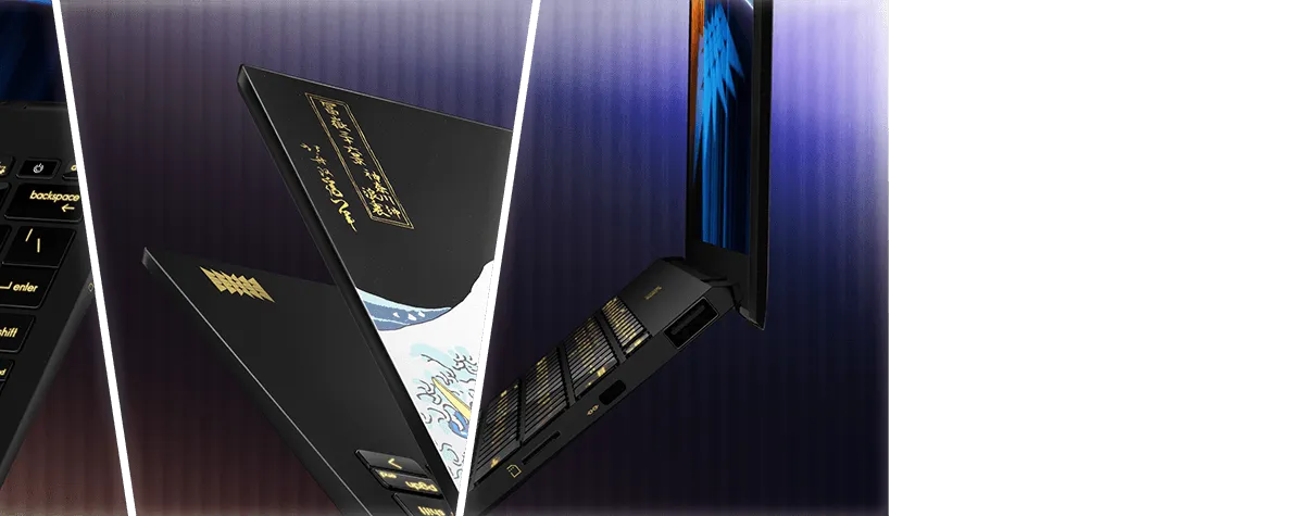 MSI PRESTIGE 13 AI+ UKIYOE EDITION A2VMG-208IN BLACK/CORE ULTRA 5 226V/UMA//16GB/1TB/IPS-LEVEL 2.8K 13.3(OLED)/W/SLEEVE BAG-OFFICE 2024+M365/SINGLE (GOLD) overview 1