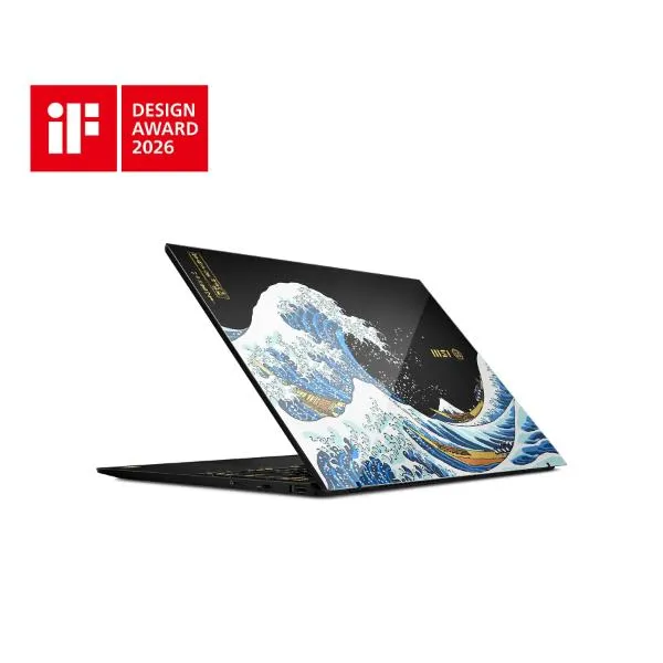 MSI PRESTIGE 13 AI+ UKIYOE EDITION A2VMG-208IN BLACK/CORE ULTRA 5 226V/UMA//16GB/1TB/IPS-LEVEL 2.8K 13.3(OLED)/W/SLEEVE BAG-OFFICE 2024+M365/SINGLE (GOLD)