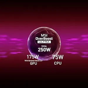 MSI Raider GE78 HX, Intel 14th Gen. i9-14900HX, 43CM QHD+ 240Hz Gaming Laptop (32GB/2TB NVMe SSD/Windows 11 Home/NVIDIA GeForce RTX 4080, GDDR6 12GB/Core Black/3.1Kg), 14VHG-805IN overview 4