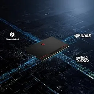 MSI Raider GE78 HX, Intel 14th Gen. i9-14900HX, 43CM QHD+ 240Hz Gaming Laptop (32GB/2TB NVMe SSD/Windows 11 Home/NVIDIA GeForce RTX 4080, GDDR6 12GB/Core Black/3.1Kg), 14VHG-805IN overview 6