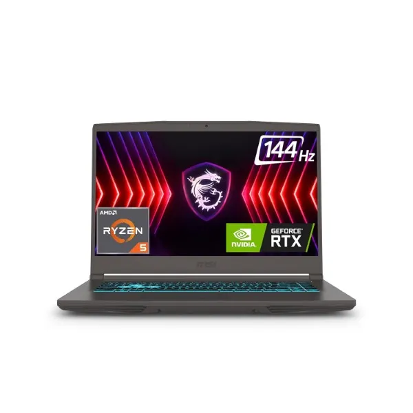 MSI THIN A15 AMD RYZEN 5 HEXA CORE 7535HS - (16 GB/512 GB SSD/WINDOWS 11 HOME/4 GB GRAPHICS/NVIDIA GEFORCE RTX 3050/144 HZ) THIN A15 B7UC-102IN GAMING LAPTOP