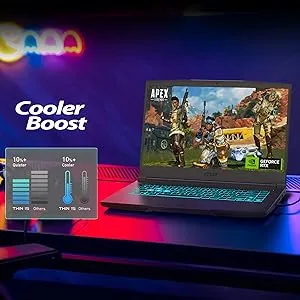 MSI Thin 15, Intel 13th Gen. Core i5-13420H, 40CM FHD 144Hz Gaming Laptop(16GB/512GB NVMe SSD/Windows 11 Home/NVIDIA GeForce RTX 3050,GDDR6 4GB/Cosmos Gray/1.86Kg), B13UC-1805IN overview 5