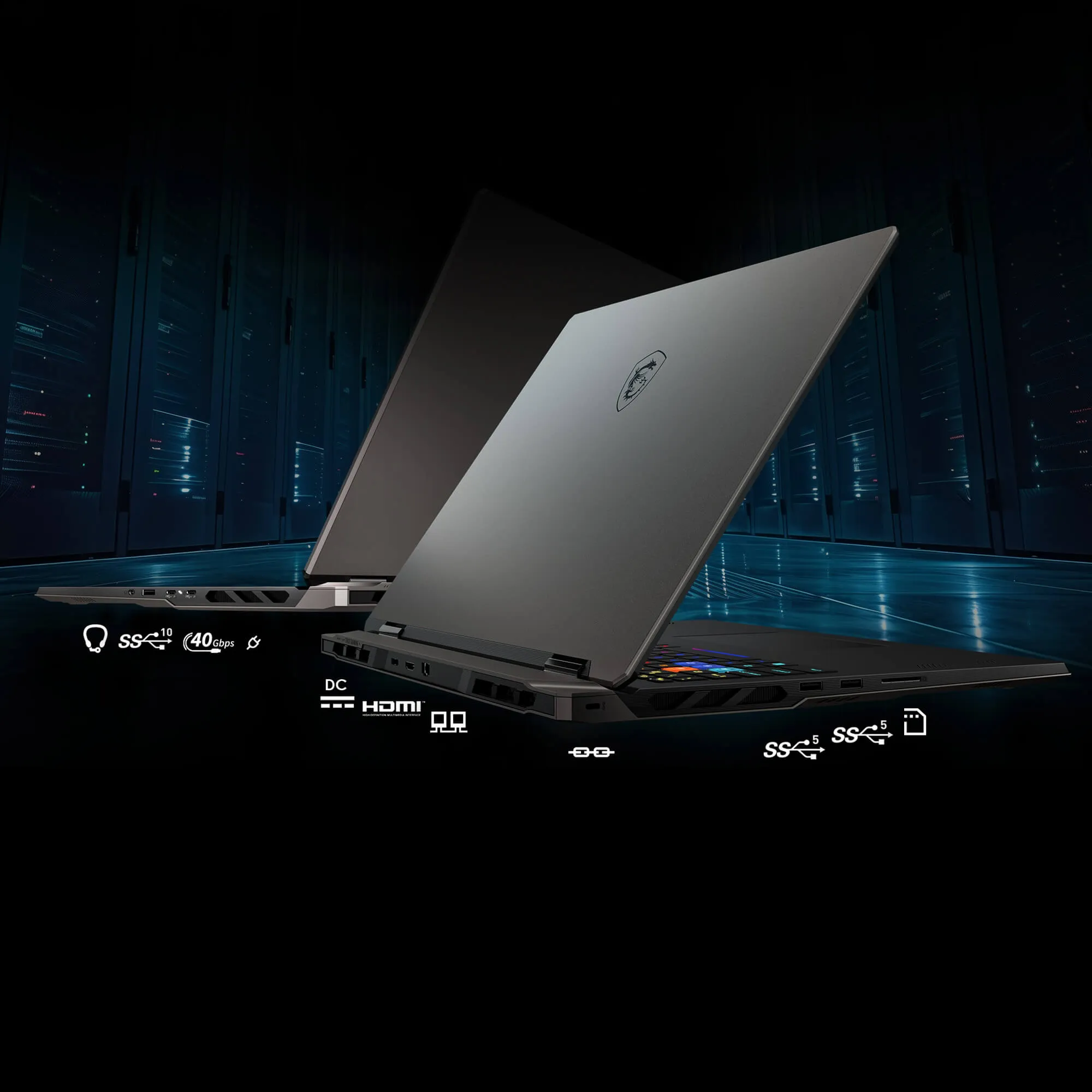 MSI Vector A18 HX A9WHG-033IN 18 inch Ryzen AI R9-9955HX DDR5 RAM 32GB 2TB NVMe SSD RTX5070Ti 12GB GPU Gaming Laptop overview 9