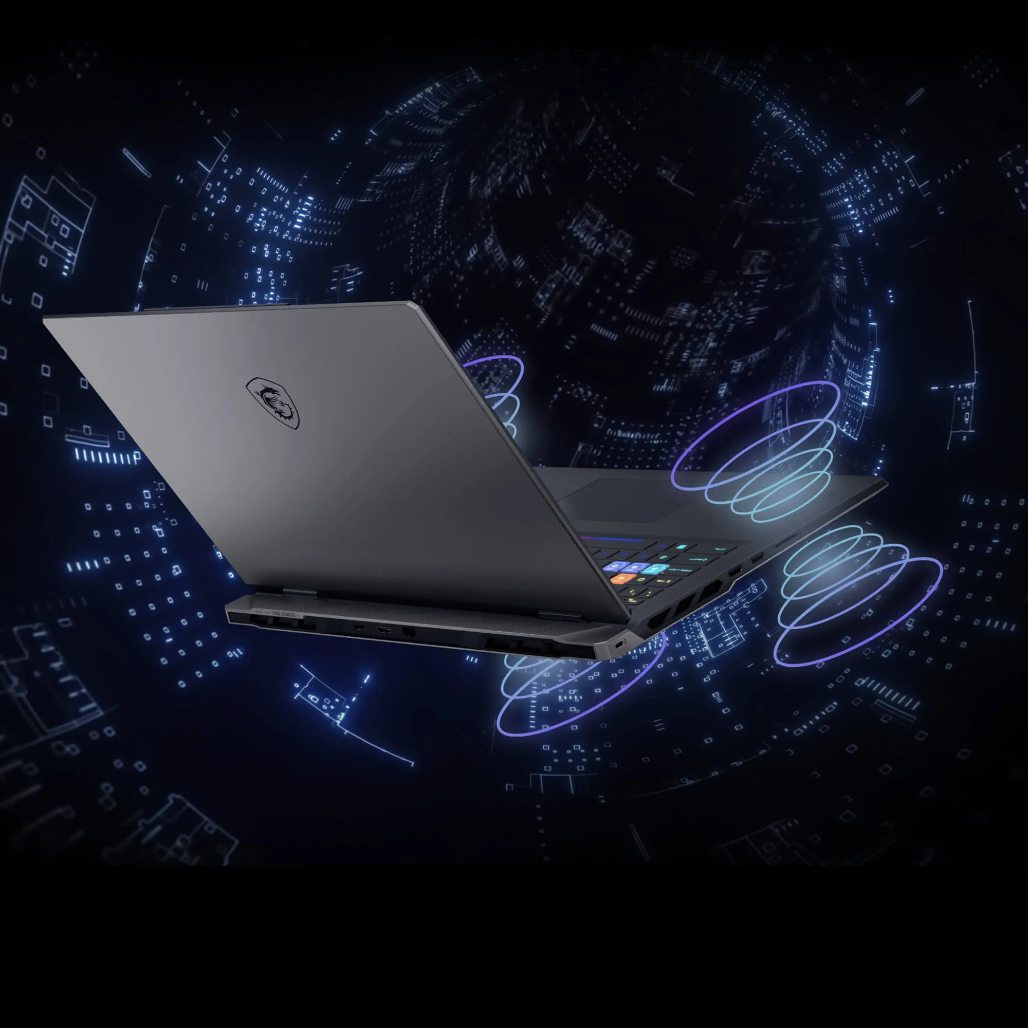 MSI Vector A18 HX A9WHG-033IN 18 inch Ryzen AI R9-9955HX DDR5 RAM 32GB 2TB NVMe SSD RTX5070Ti 12GB GPU Gaming Laptop overview 10