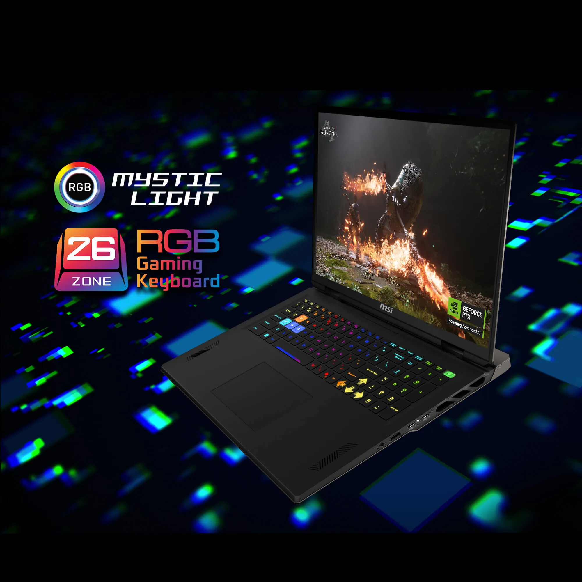 MSI Vector A18 HX A9WHG-033IN 18 inch Ryzen AI R9-9955HX DDR5 RAM 32GB 2TB NVMe SSD RTX5070Ti 12GB GPU Gaming Laptop overview 7