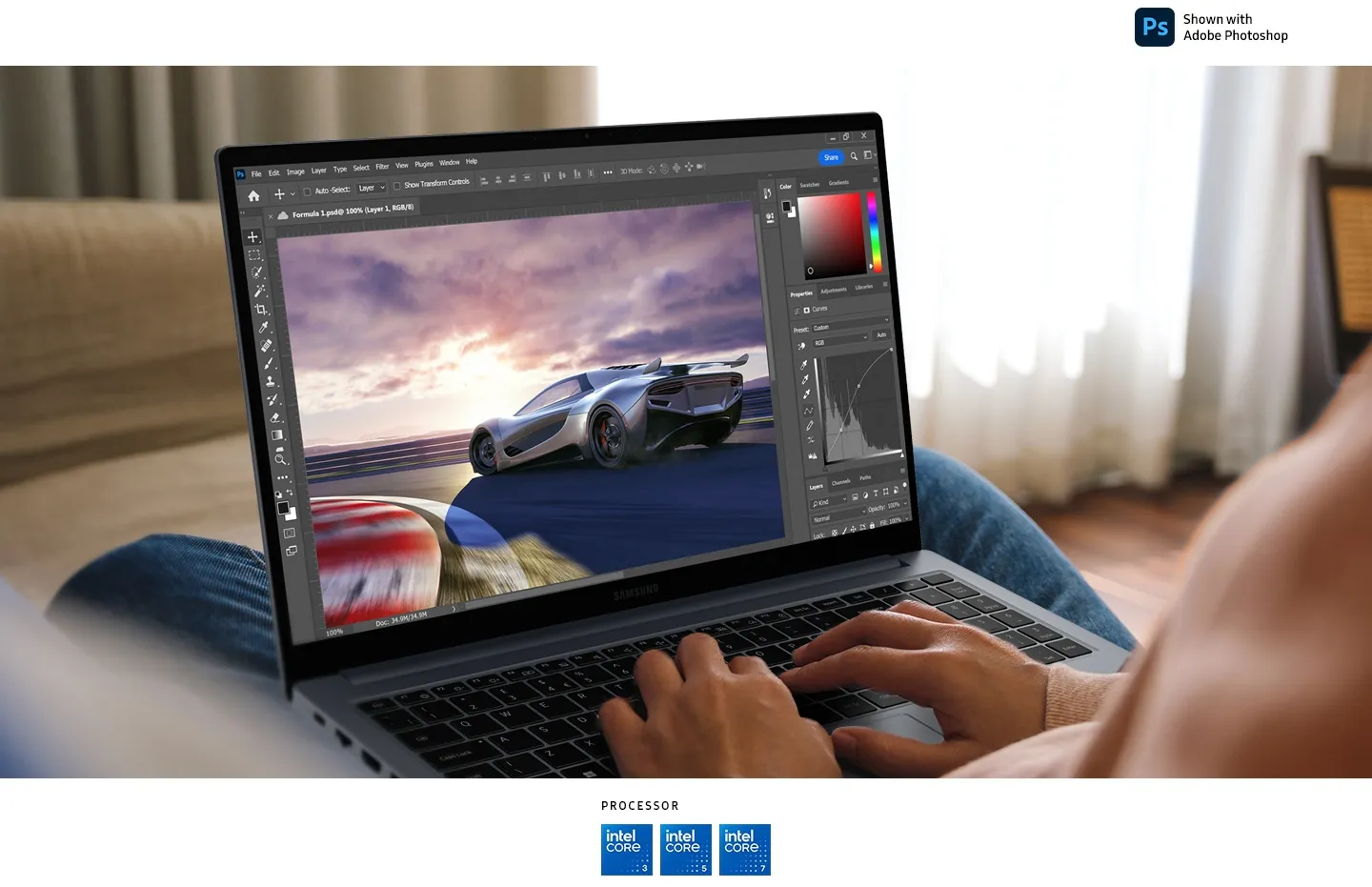 Samsung Galaxy Book4 Intel Core 7 150U - (16 GB/512 GB SSD/Windows 11 Home) NP750XGK-KS3IN / NP750XGK-LS3IN Thin and Light Laptop (15.6 Inch, Silver, 1.55 Kg, With MS Office) overview 2